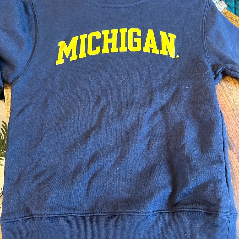Michigan kids Navy Sweatshirt